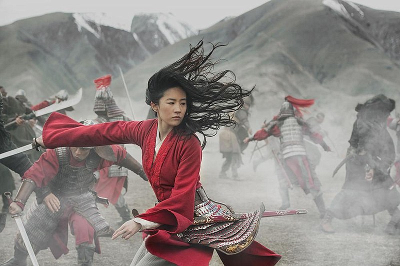 Yifei Liu stars as the title character in the Disney + film “Mulan,” which opened in theaters in China, but is only streaming in the United States.