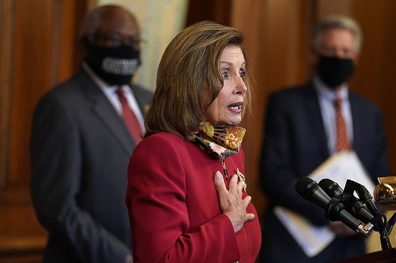 House Speaker Nancy Pelosi said Thursday that House Democrats “are in a good place” on a coronavirus aid package.
(AP/Jacquelyn Martin)