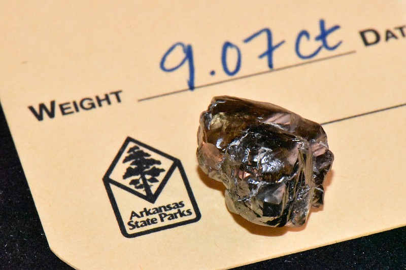 Kevin Kinard’s diamond is the second-largest found at the park since the Crater of Diamonds became an Arkansas state park.