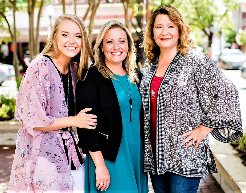 Pictured, from left, are Spencer McCullough, Heather Story and Abby Cate, all licensed mental health care specialists with Tru Story Counseling, LLC. In October of 2017, SAMA (South Arkansas Medical Associates) HealthCare partnered with Tru Story Counseling to create an outpatient counseling service in El Dorado. Owner Story brought McCullough, a licensed professional counselor, aboard in July of 2019. Cate, a licensed counselor - supervisor, is the newest member of the Tru Story team. (Contributed)