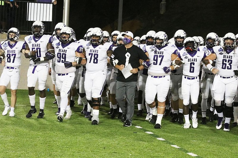 Coach Nathan Brown and Central Arkansas will open the home portion of their schedule Saturday against Missouri State at Estes Stadium in Conway.
(Photo courtesy of University of Central Arkansas)