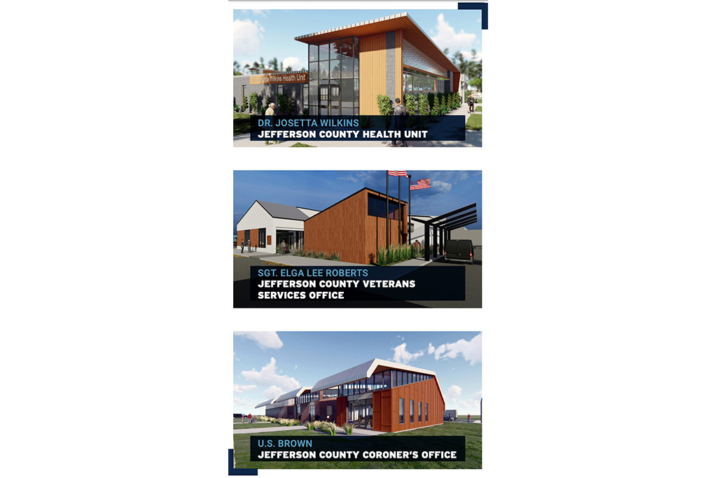 Building to house offices for health, coroner, veterans services nears start