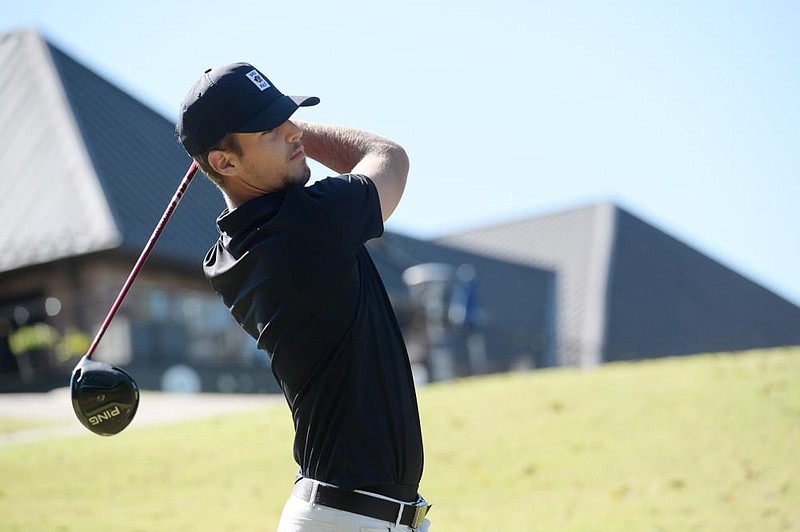 Bentonville golfer Phisher Phillips, Monday September 29, 2020 at Shadow Valley Country Club
(NWA Democrat-Gazette/Spencer Tirey)  
