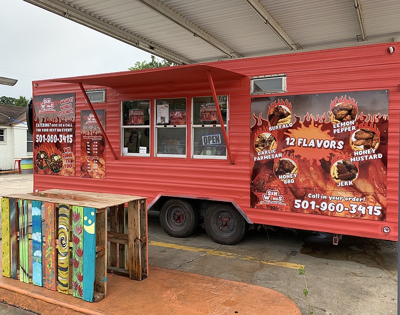 S&K Wings, parked at the Filling Station on North Little Rock's Park Hill.
(Arkansas Democrat-Gazette/Eric E. Harrison)