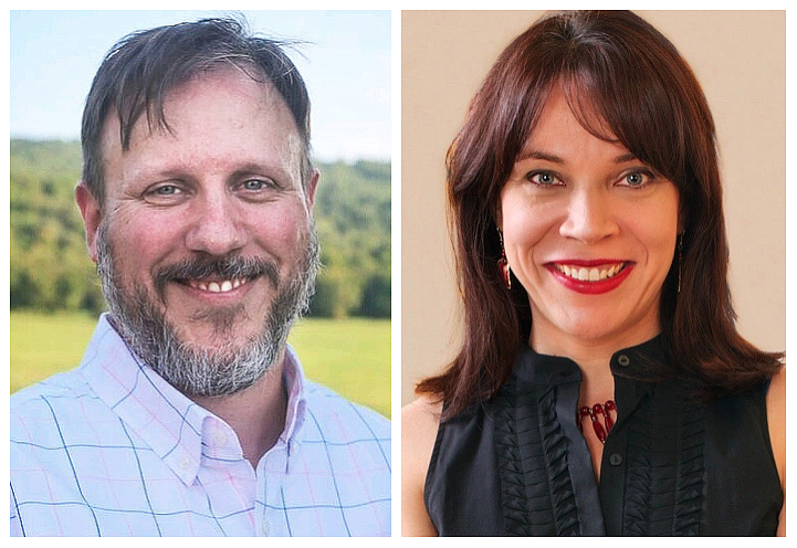 Todd Crane (left) and Evelyn Rios-Stafford (right)