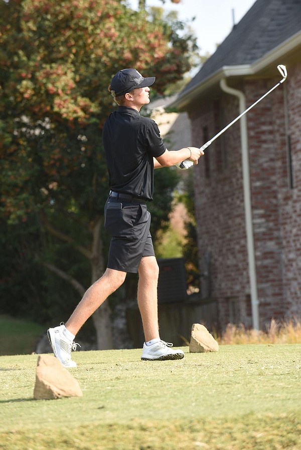 6A STATE GOLF Bentonville leads 6A golf after first round The