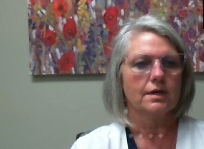 Certified genetic nurse Tammy McKamie spoke to the El Dorado Rotary Club Monday about the benefits of genetic testing. (Screengrab)