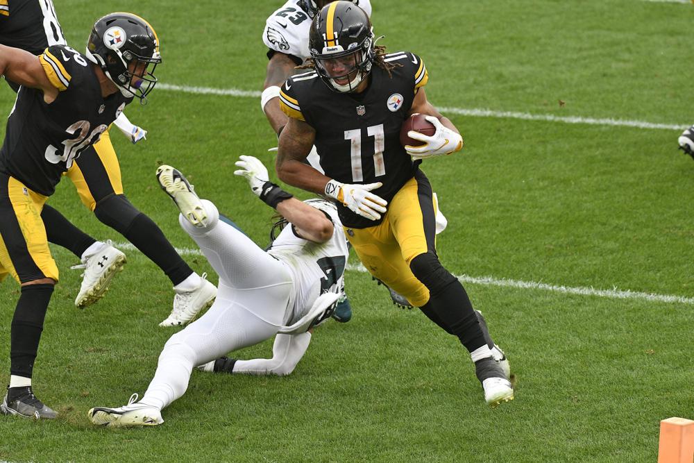 Canadian rookie Chase Claypool scores four TDs in Pittsburgh