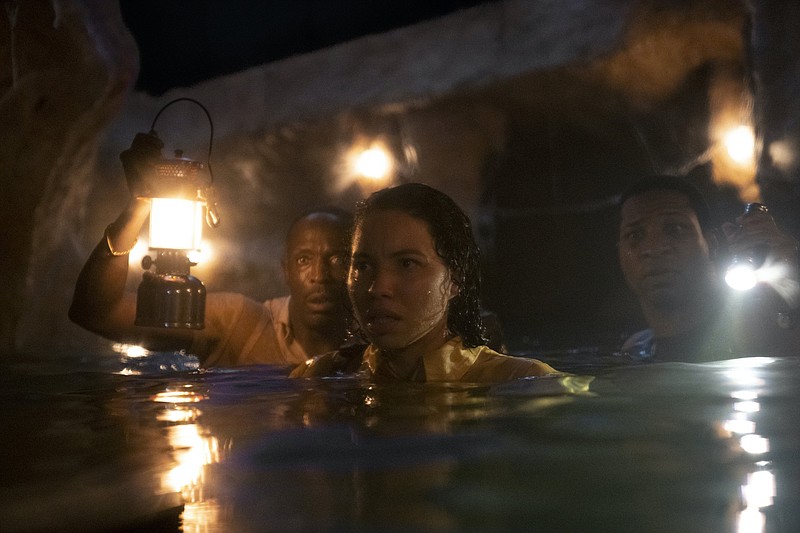 Michael K. Williams, Jurnee Smollett and Jonathan Majors are in deep in HBO’s “Lovecraft Country.”

(HBO/Eli Joshua)