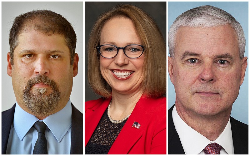 Michael Kalagias, Celeste Williams and U.S. Rep. Steve Womack