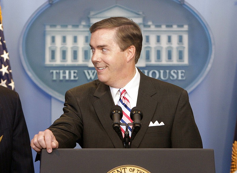 FILE - White House Correspondents Association President Steve Scully appears at a ribbon-cutting ceremony for the James S. Brady Press Briefing Room at the White House in Washington on July 11, 2007.
