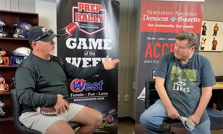 Chip Souza and Rick Fires for the Prep Rally Live on Tape segment. story.lead_photo.caption