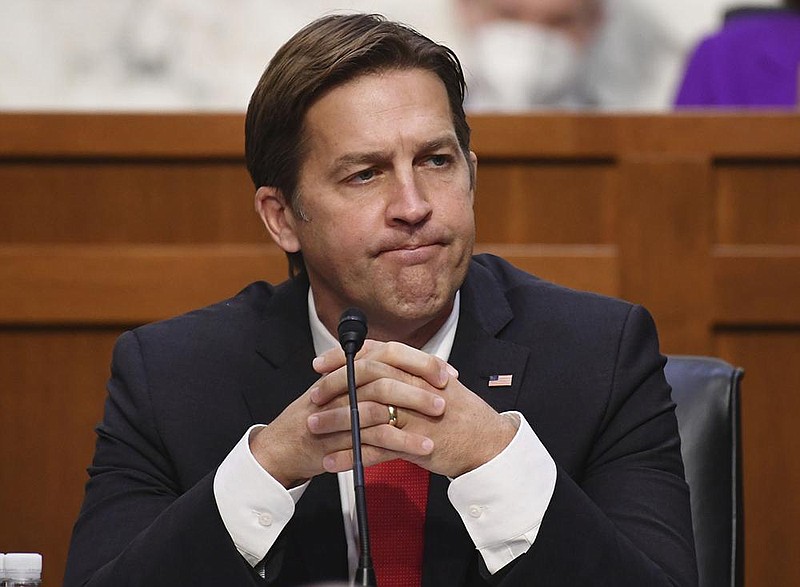 Sen. Ben Sasse, R-Neb., speaks during the confirmation hearing for Supreme Court nominee Amy Coney Barrett, before the Senate Judiciary Committee, Thursday, Oct. 15, 2020, on Capitol Hill in Washington. (Kevin Dietsch/Pool via AP)