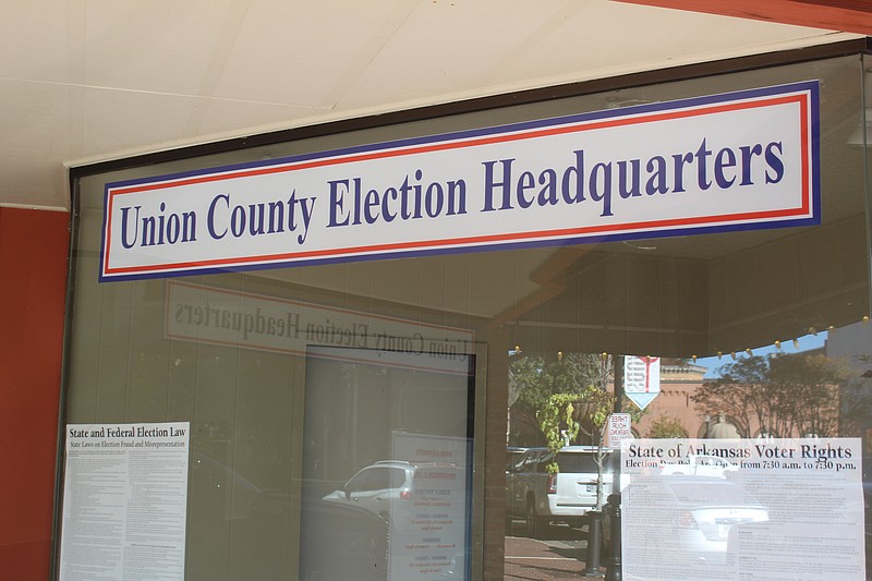 The Union County Election Headquarters at 114 E. Elm will serve as the site for early voting this year to allow for social distancing in light of the ongoing COVID-19 pandemic. (Matt Hutcheson/News-Times)