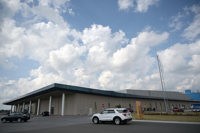 The Quapaw Nation celebrated its Pine Bluff homecoming during the grand opening and ribbon cutting of the Saracen Casino, Arkansas’ largest construction project and first purpose-built casino on Tuesday, Oct. 20, 2020. The Casino’s 80,000 square-foot casino gaming floor contains 2,000 slot machines, 35 table games, Sportsbook, a Poker Room and multiple food and beverage options, according to a press release.

(Arkansas Democrat-Gazette/Stephen Swofford)