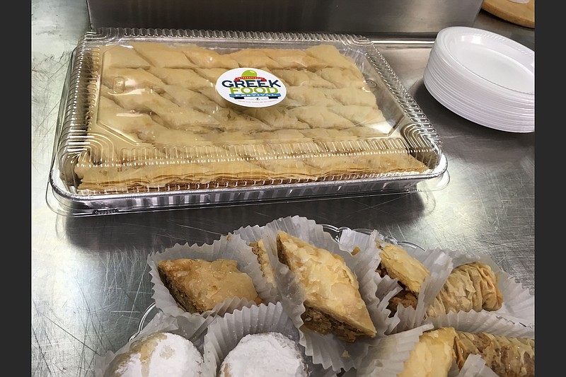 Covid-19 has quashed the entertainment and international market for the annual Greek Food Festival, but you can still pick up baklava Friday and Saturday at Little Rock’s Annunciation Greek Orthodox Church.
(Democrat-Gazette file photo)