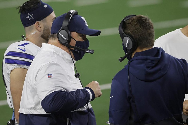 Under first-year Coach Mike McCarthy, the Dallas Cowboys are minus-12 in turnover margin, which is worst in the NFL through six games since 2013. (AP/Ron Jenkins) 