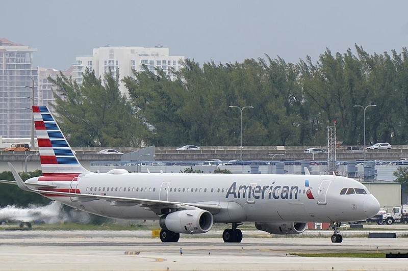 An American Airlines Airbus A321-231 taxies to the gate Tuesday at Fort Lauderdale-Hollywood International Airport in Fort Lauderdale, Fla. Airlines are continuing to see billions of dollars in losses because of the pandemic.
(AP/Wilfredo Lee)
