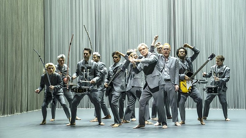 Former Talking Heads frontman David Byrne leads a rowdy crew of musicians toward some new connections in “David Byrne’s American Utopia,” an HBO film directed by Spike Lee that captures Byrne’s hit Broadway production. story.lead_photo.caption