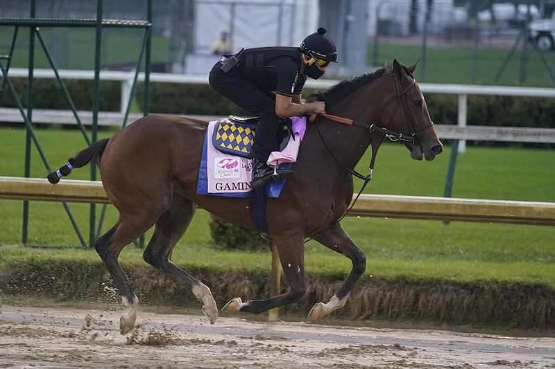 Two-time Grade I winning filly Gamine has tested positive in a postrace drug test for the second time this year, making it the third positive test by a horse in trainer Bob Baffert’s stable in the past six months.
(AP file photo)