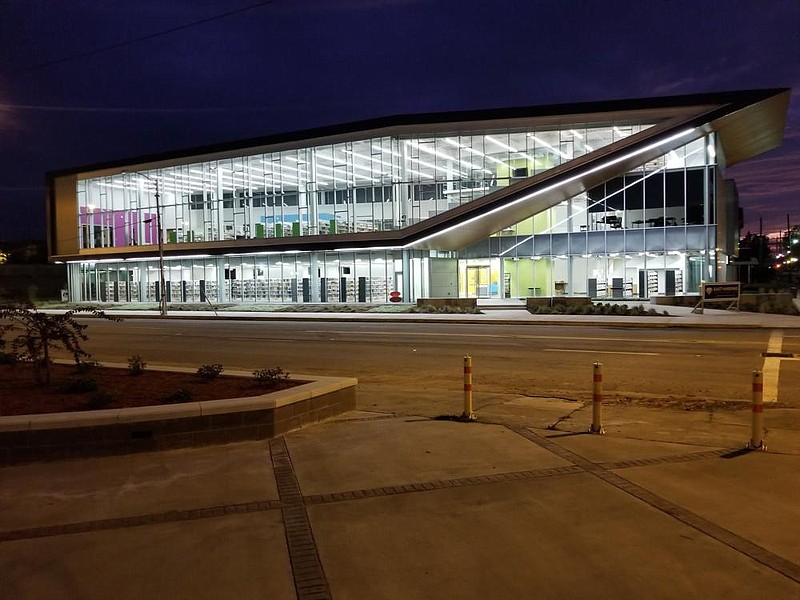 The newly constructed Pine Bluff/Jefferson County Main Library at 600 S. Main St. will not open to in-person services until coronavirus numbers decrease in Jefferson County.
(Special to the Commercial)