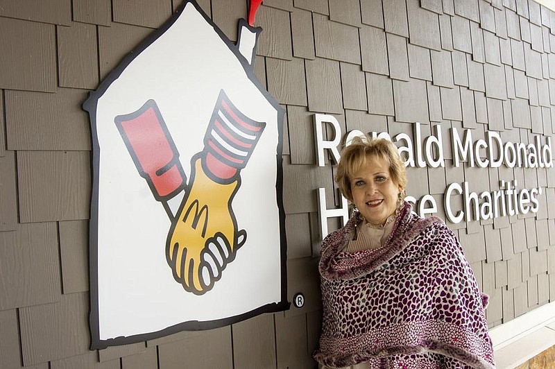 Donna Clark, a member of the board of directors of Ronald McDonald House Charities Arkansas in Little Rock and the chairwoman of its development committee, says the organization serves as “a home away from home when families have seriously ill children.” (Arkansas Democrat-Gazette/Cary Jenkins) 