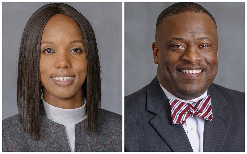 Attorneys Shanice Johnson and Lott Rolfe IV