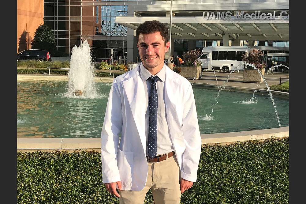Robert Kiss of Fort Smith, a first-year medical student at UAMS, and a student of mindfulness: “I essentially treat it like going to the gym every day.”

(Courtesy of UAMS)