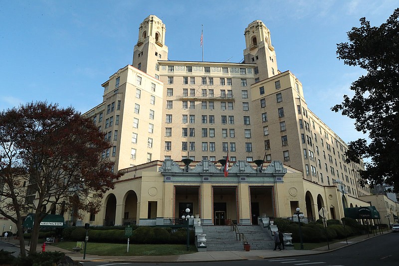 The Arlington Resort Hotel & Spa, 239 Central Ave., has a reputation for unexplained happenings. - Photo by Richard Rasmussen of The Sentinel-Record