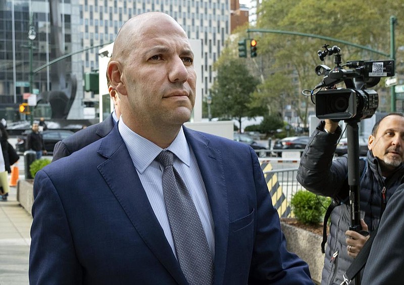  In this Oct. 17, 2019 file photo, David Correia walks from federal court in New York. 
 (AP Photo/Craig Ruttle, File)