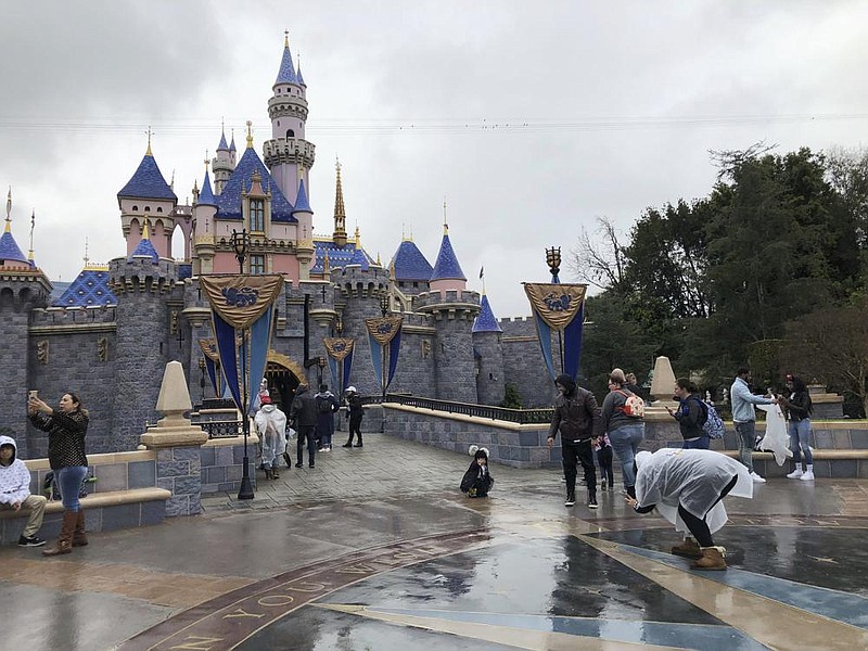 In early March, Disneyland in Anaheim, Calif., was still open to visitors, but Walt Disney Co. is expected to send out thousands of layoff notices on Sunday as coronavirus restrictions have made it difficult to predict when its theme parks can reopen.
(AP/Amy Taxin)