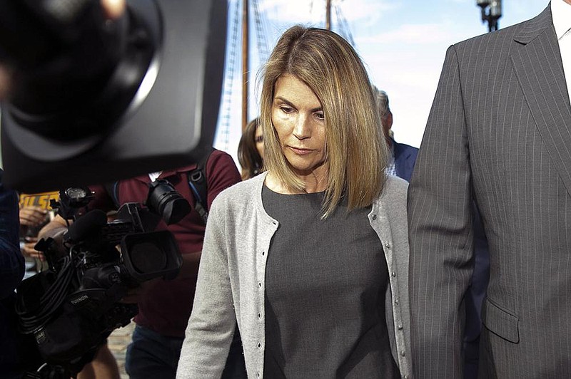  Lori Loughlin, the actor, leaves federal court in Boston on Aug. 27, 2019. 
 (Katherine Taylor/The New York Times)