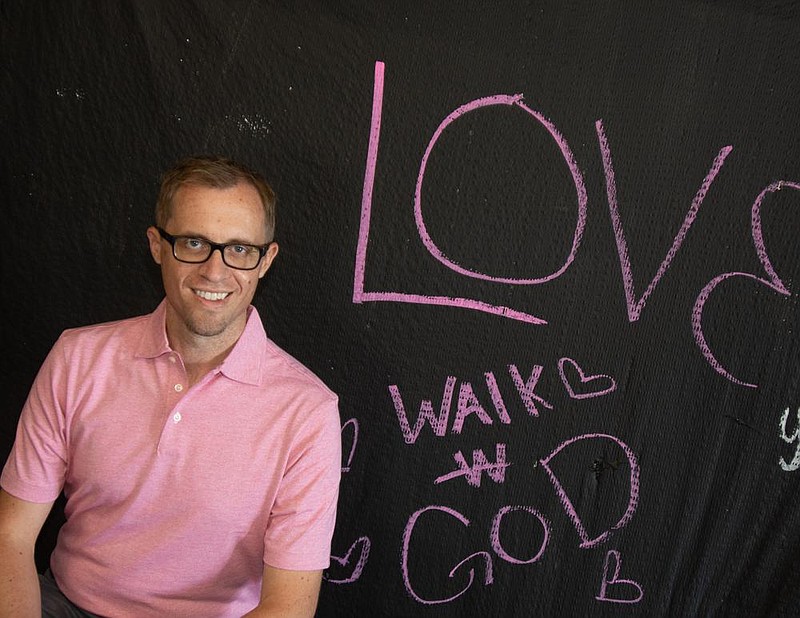 Eric Gilmore and his wife, Kara, established Immerse Arkansas in 2018 as a response to the needs and obstacles of kids aging out of foster care. Last month, the organization kicked off a five-month, $800,000 floor-to-ceiling renovation effort at its center on Asher Avenue.
(Arkansas Democrat-Gazette/Cary Jenkins)