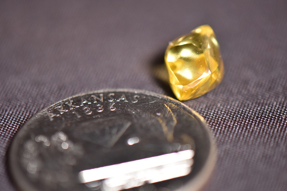 Steven McCool, 34, of Fayetteville found a 4.49-carat diamond on Saturday at Crater of Diamonds State Park, officials said.