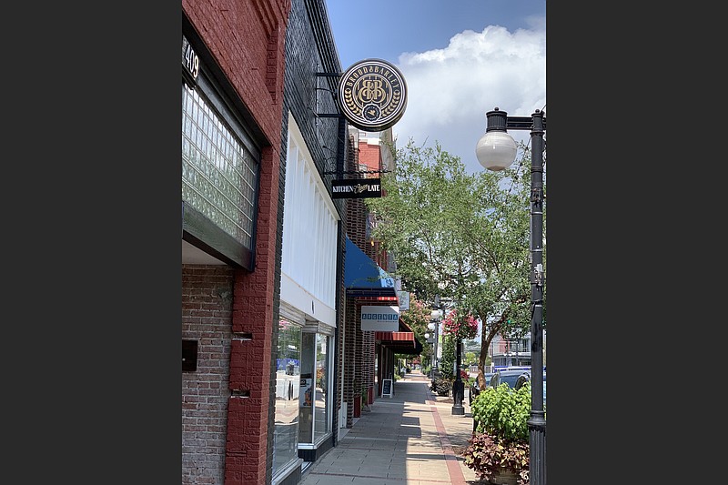 Brood & Barley sits squarely in the middle of the 400 block of Main Street in North Little Rock’s Argenta District.
(Arkansas Democrat-Gazette/Eric E. Harrison)