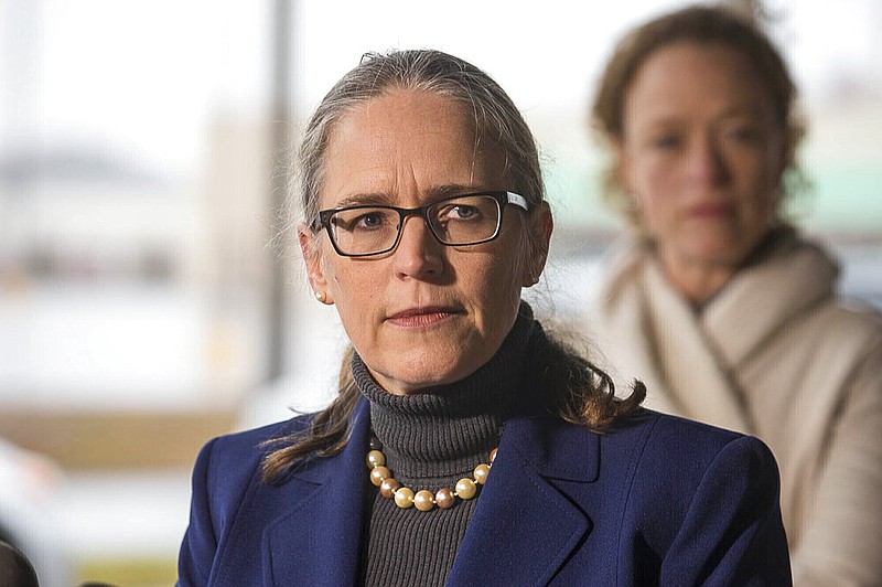 Democrat Carolyn Bourdeaux is shown in Lawrenceville, Ga., in this Nov. 12, 2018, file photo. Bourdeaux officially won Georgia's 7th Congressional District seat on Friday, Nov. 6, 2020, marking the first seat that Democrats picked up in the House in the 2020 election.