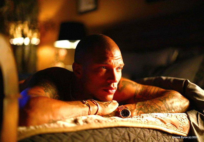 Jeremy Meeks, who achieved internet fame after his sexy mugshot was posted on the Facebook page of the Stockton (California) Police Department, plays a hitman named Saleem in “True to the Game 2.”