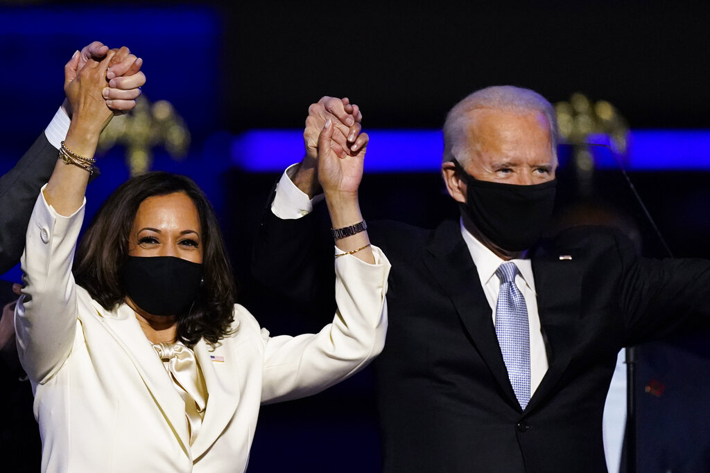 Area Democrats cheer Biden, Harris