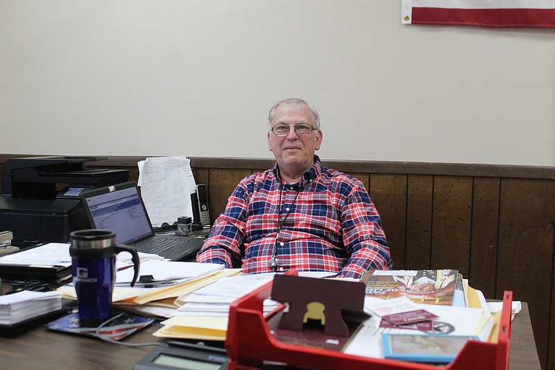 Danny Brown, who served in the United States Air Force for 21 years, is now the veteran service officer for Union County, assisting other veterans collect the benefits their service entitles them to. (Matt Hutcheson/News-Times)