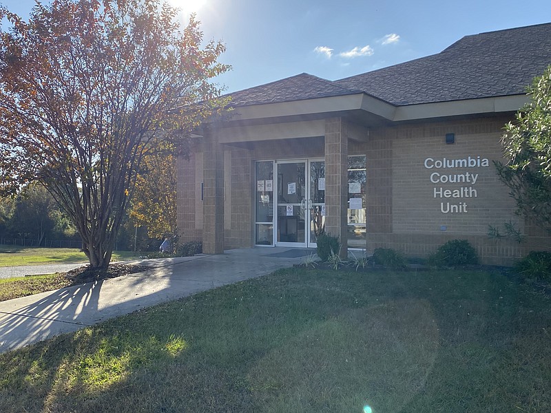The Columbia County Health Unit is located at 207 South Jefferson Street in Magnolia.
