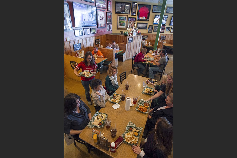 Cafe Prego in the Heights and Beef O'Brady's in Maumelle have been closed for an extended period and could be on the terminal list. (Democrat-Gazette file photos)