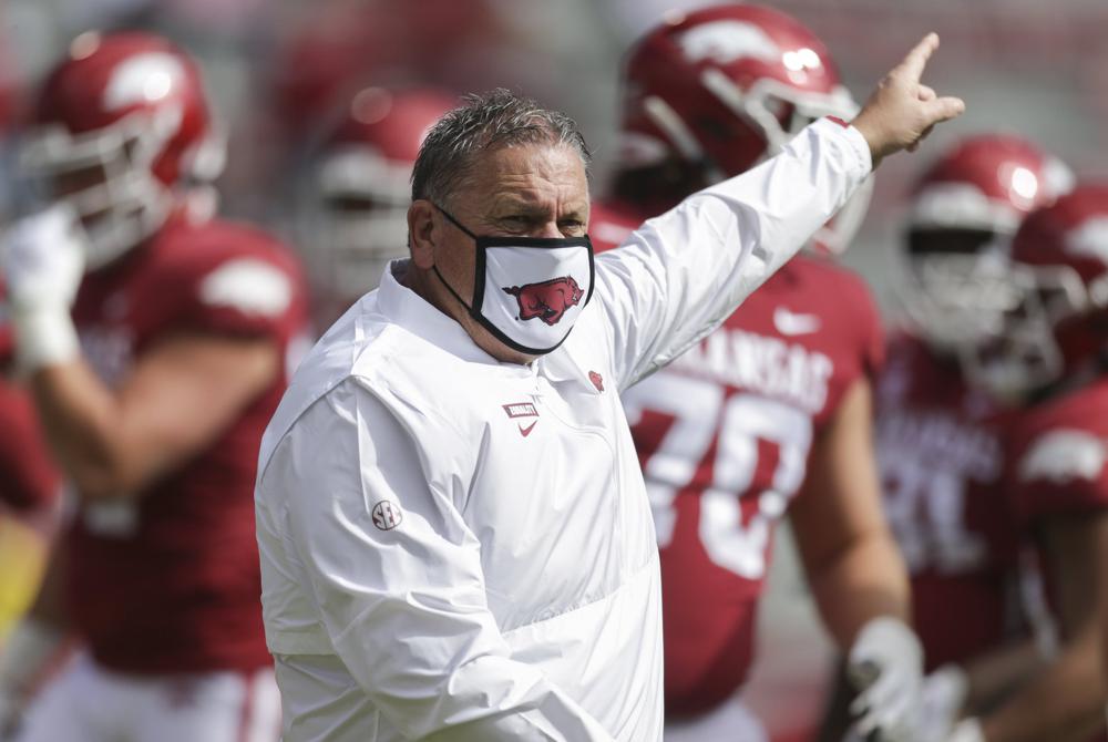 WholeHogSports VIDEO Sam Pittman Previews Arkansas Game Against Florida