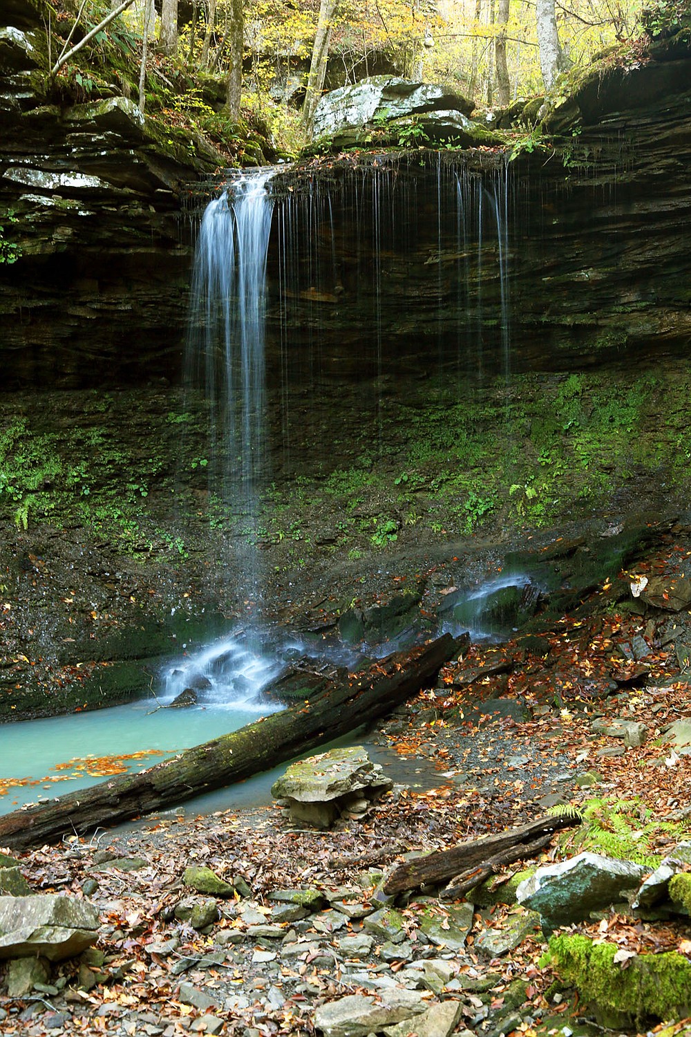 WATCH: Impressive falls a stone's throw away at Haw Creek Rec Area