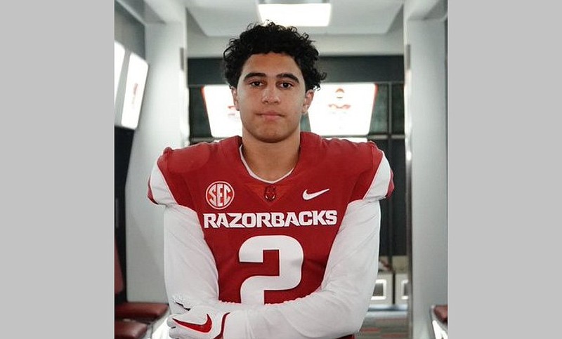 ESPN 4-star safety Isaac Thompson visited Arkansas on Feb. 1. 