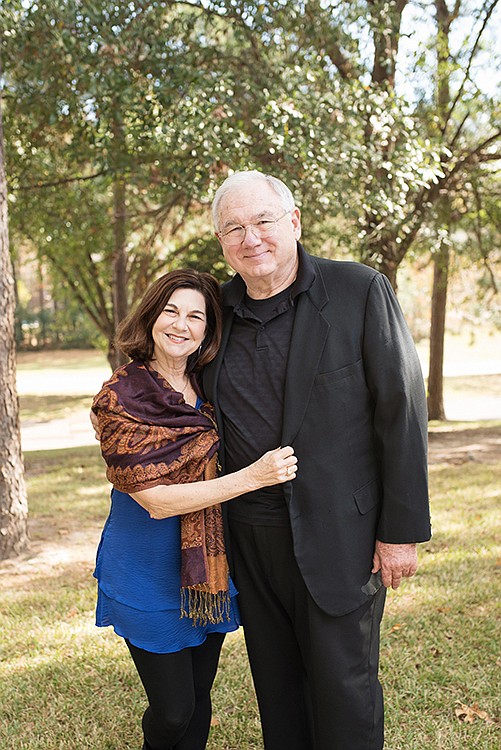 Dr. Richard Pillsbury, author of “The Time-Travelling Texan,” pictured with his wife, Janey. (Special to the News-Times/Sarah McCurdy)