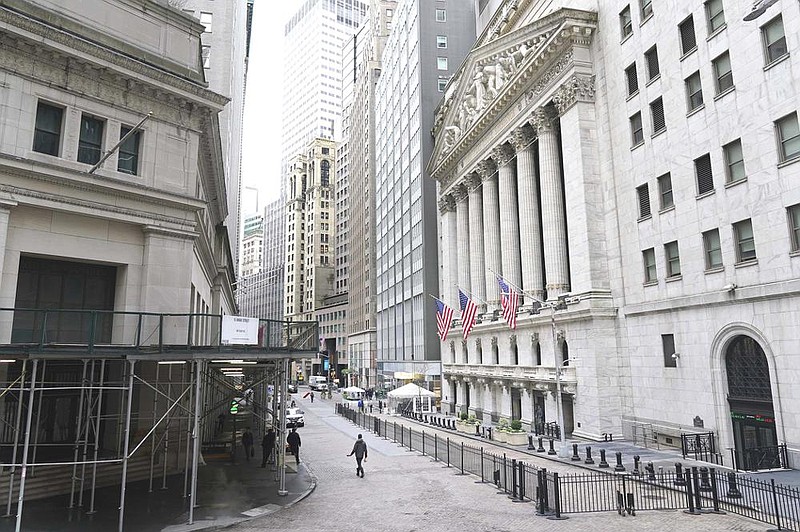 The New York Stock Exchange is seen in New York, Monday, Nov. 23, 2020. (AP Photo/Seth Wenig)