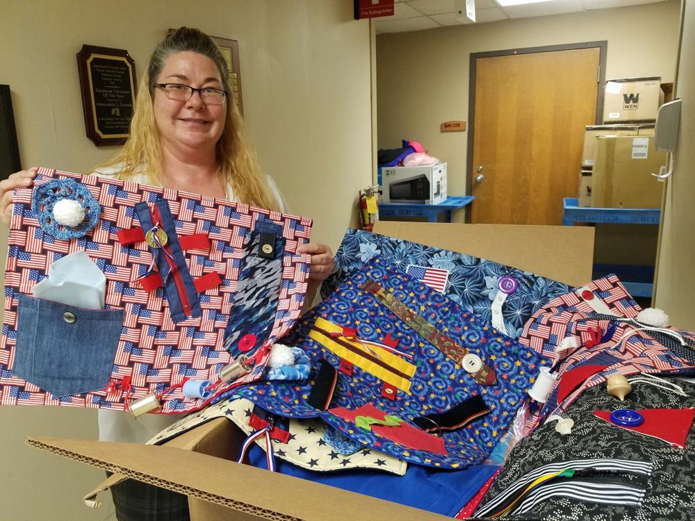 32 ‘fidget blankets’ delivered to veterans