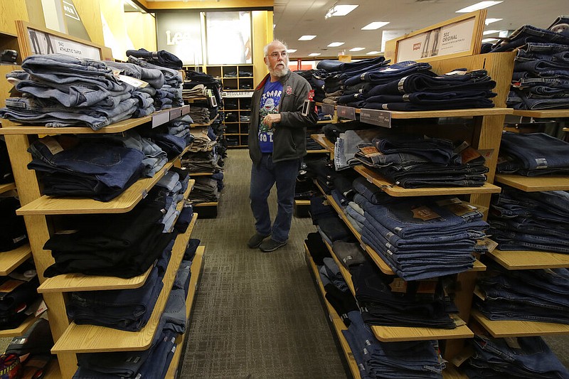 Tim Simpson shops at a Kohl's store in Colma, Calif., in this Nov. 29, 2019, file photo.