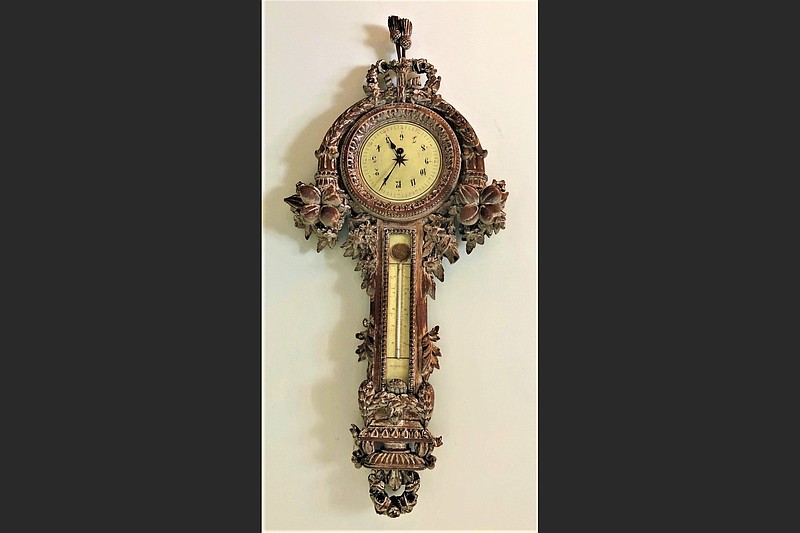 This clock is in the French rococo style. (Handout/TNS)