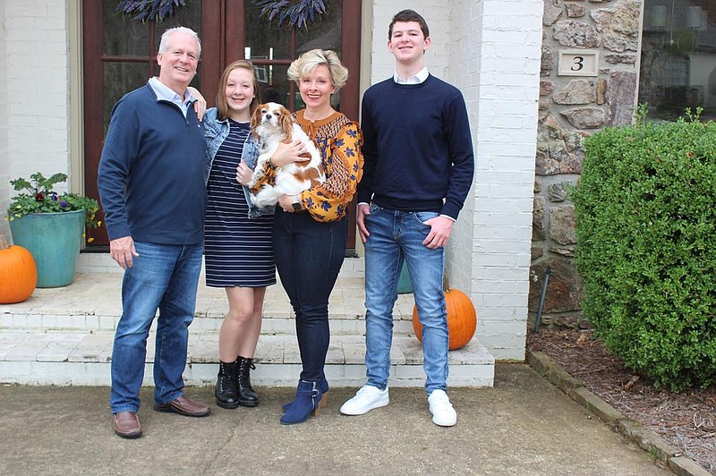 Chris Foley, Reagan Foley, Dr. Stacy Smith-Foley, Christopher Foley and their pup Lexi